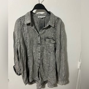 Button up T-shirt